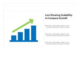 Icon showing scalability in company growth