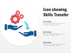 Icon showing skills transfer