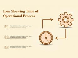 Icon Showing Time Of Operational Process