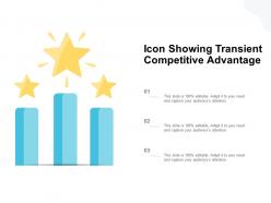 Icon showing transient competitive advantage