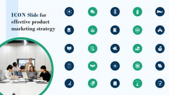 Icon Slide For Effective Product Marketing Strategy Ppt Powerpoint Presentation File Gallery