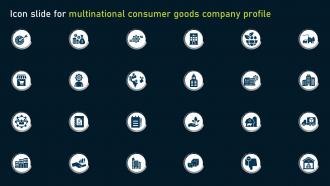 Icon Slide For Multinational Consumer Goods Company Profile Ppt Icon Guidelines