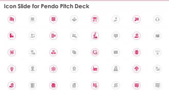 Icon slide for pendo pitch deck ppt powerpoint presentation model graphics design