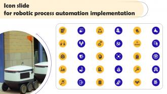 Icon Slide For Robotic Process Automation Implementation