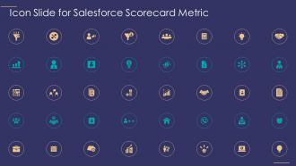 Icon slide for salesforce scorecard metric