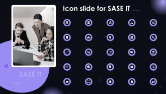Icon Slide For SASE IT Ppt Powerpoint Template Summary Grid