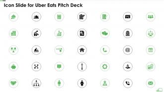 Icon slide for uber eats pitch deck ppt powerpoint presentation file portfolio