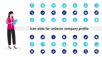Icon Slide For Unilever Company Profile CP SS