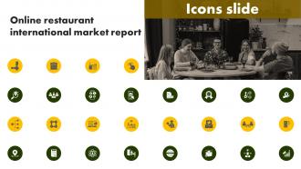 Icon Slide Online Restaurant International Market Report