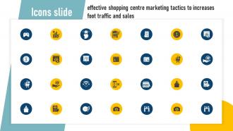 Icon Slides Effective Shopping Centre Marketing Tactics To Increases Foot Traffic And Sales MKT SS V