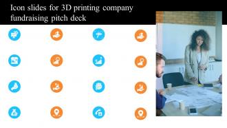 Icon Slides For 3d Printing Company Fundraising Pitch Deck