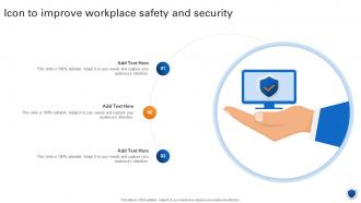 Icon To Improve Workplace Safety And Security