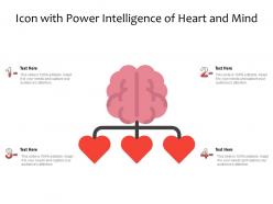 Icon with power intelligence of heart and mind
