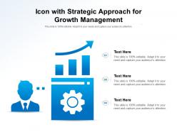 Icon With Strategic Approach For Growth Management