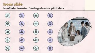 Iconfinder Investor Funding Elevator Pitch Deck Icons Slide
