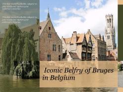 Iconic Belfry Of Bruges In Belgium