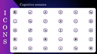 Icons Cognitive Sensors Ppt Slides Designs Download
