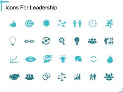 Icons for leadership ppt powerpoint presentation layouts background image