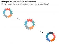 76528735 style variety 1 gears 5 piece powerpoint presentation diagram infographic slide