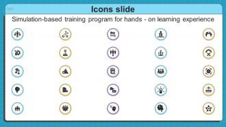 Icons For Simulation Based Training Program For Hands On Learning Experience DTE SS