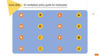 Icons For Workplace Policy Guide For Employees