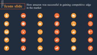Icons How Amazon Was Successful In Gaining Competitive Edge In The Market In The Market