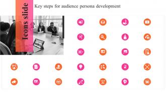 Icons Key Steps For Audience Persona Development MKT SS V