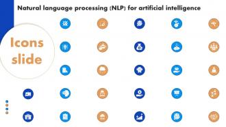Icons Natural Language Processing NLP For Artificial Intelligence AI SS
