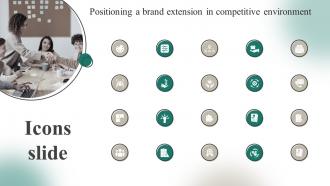 Icons Positioning A Brand Extension In Competitive Environment
