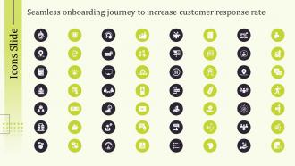 Icons Seamless Onboarding Journey To Increase Customer Response Rate Slide17 Ppt Information