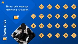 Icons Short Code Message Marketing Strategies Short Code Message Marketing Strategies MKT SS V