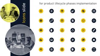 Icons Slide  For Product Lifecycle Phases Implementation