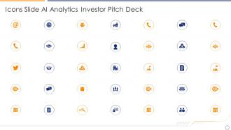 Icons slide ai analytics investor pitch deck