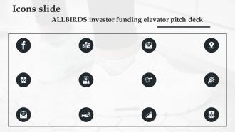 Icons Slide Allbirds Investor Funding Elevator Pitch Deck