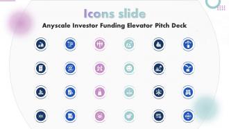 Icons Slide Anyscale Investor Funding Elevator Pitch Deck