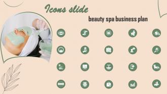 Icons Slide Beauty Spa Business Plan Ppt Powerpoint Presentation Infographics Display BP SS