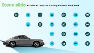 Icons Slide Blablacar Investor Funding Elevator Pitch Deck