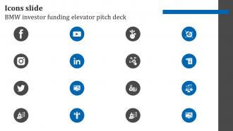 Icons Slide BMW Investor Funding Elevator Pitch Deck