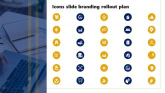 Icons Slide Branding Rollout Plan Branding Rollout Plan Ppt Model Display