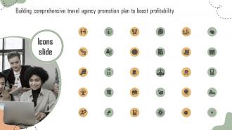 Icons Slide Building Comprehensive Travel Agency Promotion Plan To Boost Profitability Strategy SS V