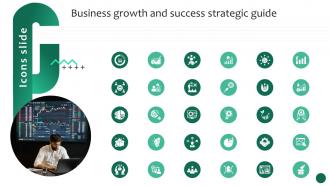 Icons Slide Business Growth And Success Strategic Guide Strategy SS