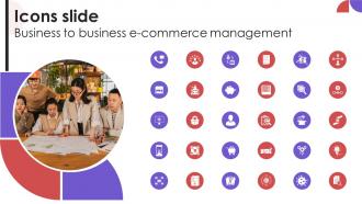 Icons Slide Business To Business E Commerce Management Demonstration Pdf