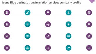 Icons Slide Business Transformation Services Company Profile