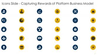 Icons Slide Capturing Rewards Of Platform Business Model