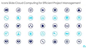 Icons Slide Cloud Computing For Efficient Project Management