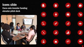Icons Slide Coca Cola Investor Funding Elevator Pitch Deck