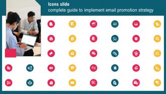 Icons Slide Complete Guide To Implement Email Promotion Strategy