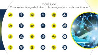 Icons Slide Comprehensive Guide To Blockchain Regulations And Compliance BCT Ss