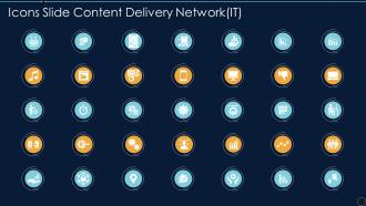 Icons Slide Content Delivery Network It