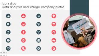 Icons Slide Data Analytics And Storage Company Profile CP SS V